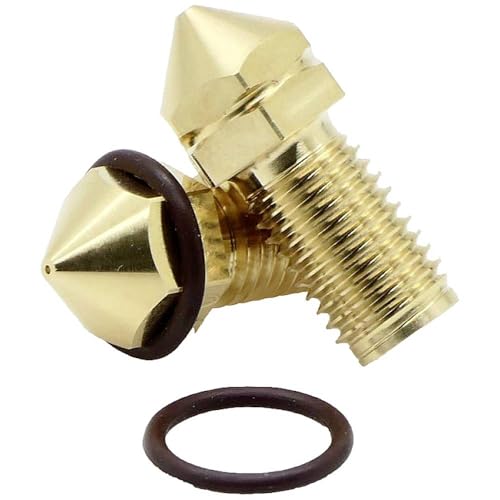 FabConstruct Nozzle Brass 0.4mm für Ultimaker UM3, S3, S5, S5 Pro Brass Nozzle AA RN35481 von FabConstruct