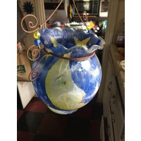 Mondkerze, Stern Teelicht, Farbe Votiv, Kunst Glas Mond Boho Sternkerzenhalter, Teelicht von FabFinds42