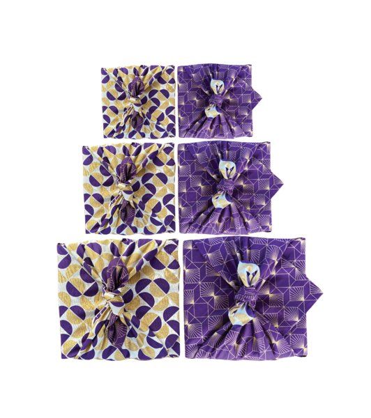FabRap Gift Wrap Wiederverwendbare Geschenkverpackung - FabRap Set mit drei Größen (doppelseitig) von FabRap Gift Wrap