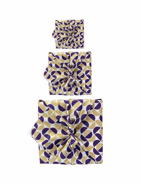 FabRap Gift Wrap Wiederverwendbare Geschenkverpackung - FabRap Set mit drei Größen (einseitig) von FabRap Gift Wrap