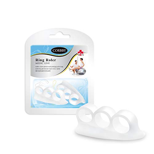 FabaCare Zehenbett Ring Roller mit drei Gel Ringen, Zehenspreizer für Zehenfehlstellungen, Gel-Korrektor, Zehenkeil FabaCare Zehenbett Ring Roller mit drei Gel Ringen, Zehenspreizer für Zehenfehlstellungen, Gel-Korrektor, Zehenkeil von FabaCare