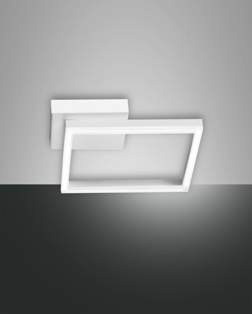 Fabas Luce Bard LED Deckenleuchte modern 22W 1980lm 270x270mm weiss von Fabas Luce