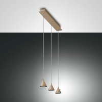 Fabas Luce Delta LED Pendelleuchte, 3-flg. von Fabas Luce