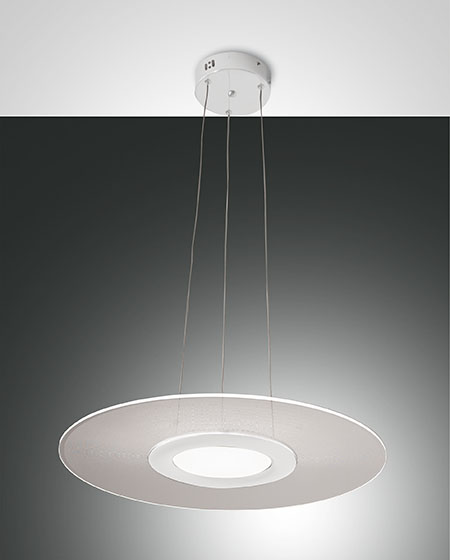 Fabas Luce LED-Pendelleuchte in Metall weiß von Fabas Luce