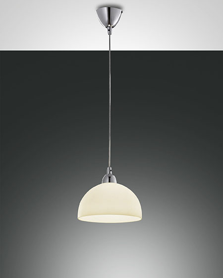 Fabas Luce Nice Pendelleuchte amber, E27 von Fabas Luce