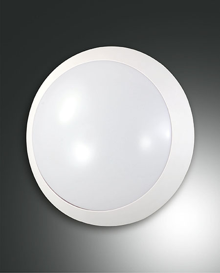 Fabas Luce Wigton Außenwandleuchte weiss, IP65, E27 von Fabas Luce