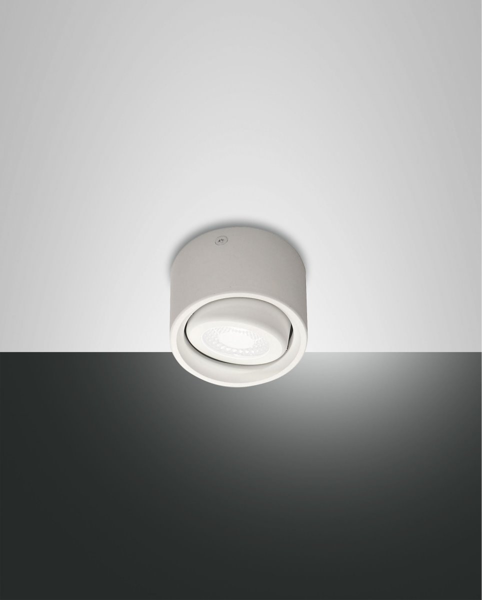 LED Aufbauleuchte weiß Fabas Luce Anzio 540lm 3000K schwenkbar von Fabas Luce