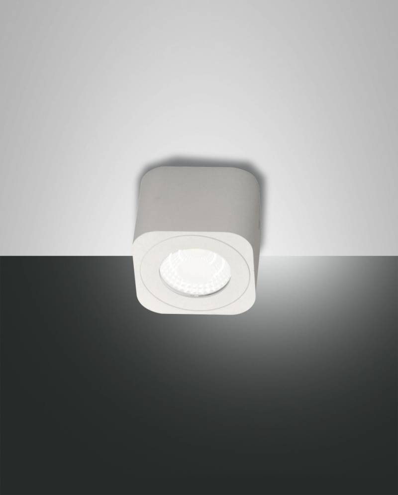 LED Aufbauleuchte weiß Fabas Luce Palmi 540lm 3000K von Fabas Luce