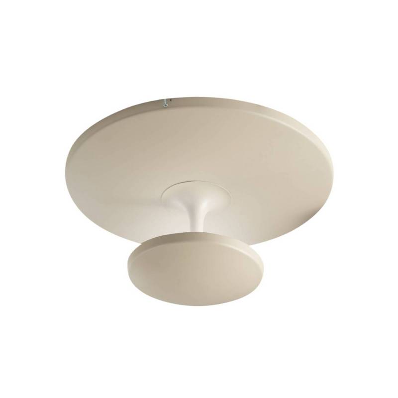 LED-Deckenlampe Conrad, sandfarben, Ø 50 cm, Metall, dimmbar von Fabas Luce