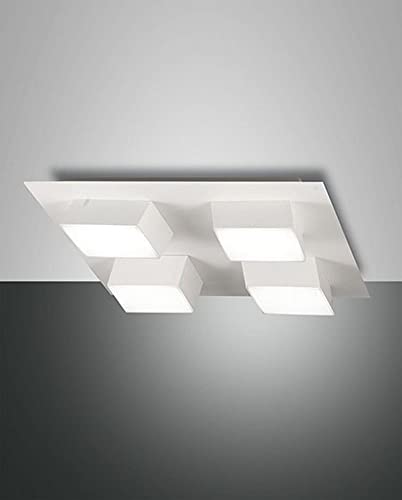 LED Spot LUCAS, 4x 12W, 3000K, 3500lm, IP20, weiß von Fabas Luce