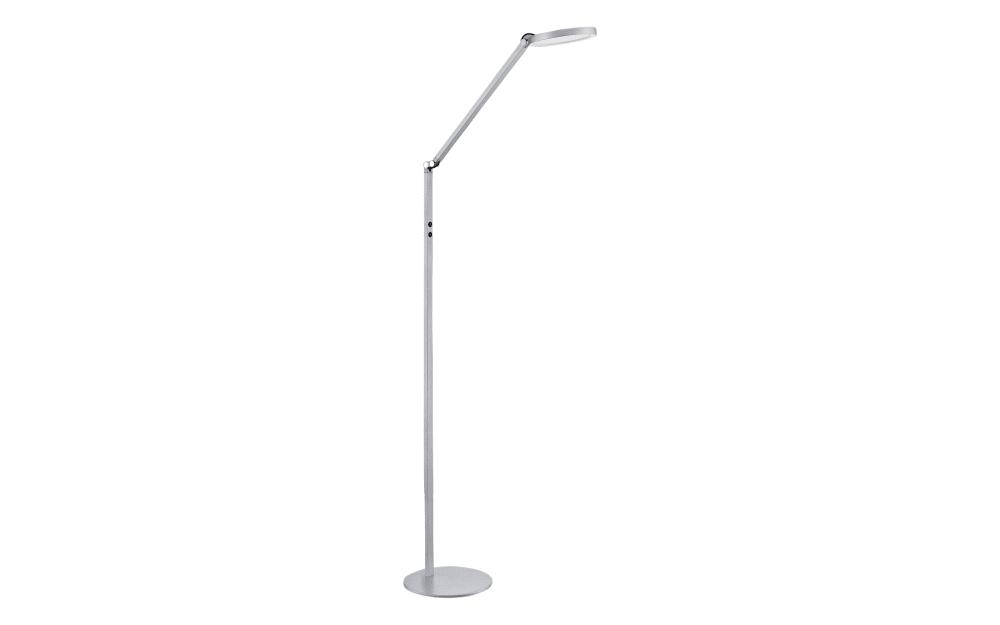 LED-Standleuchte Regina, aluminiumfarbig, 160 cm von Fabas Luce