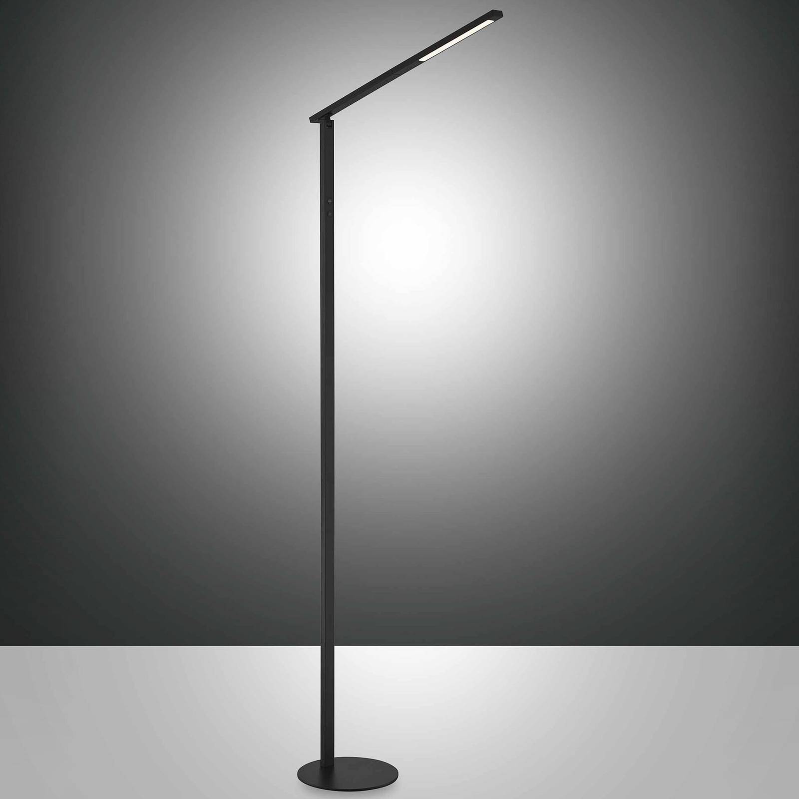 LED-Stehleuchte Ideal, einflammig, CCT, schwarz von Fabas Luce