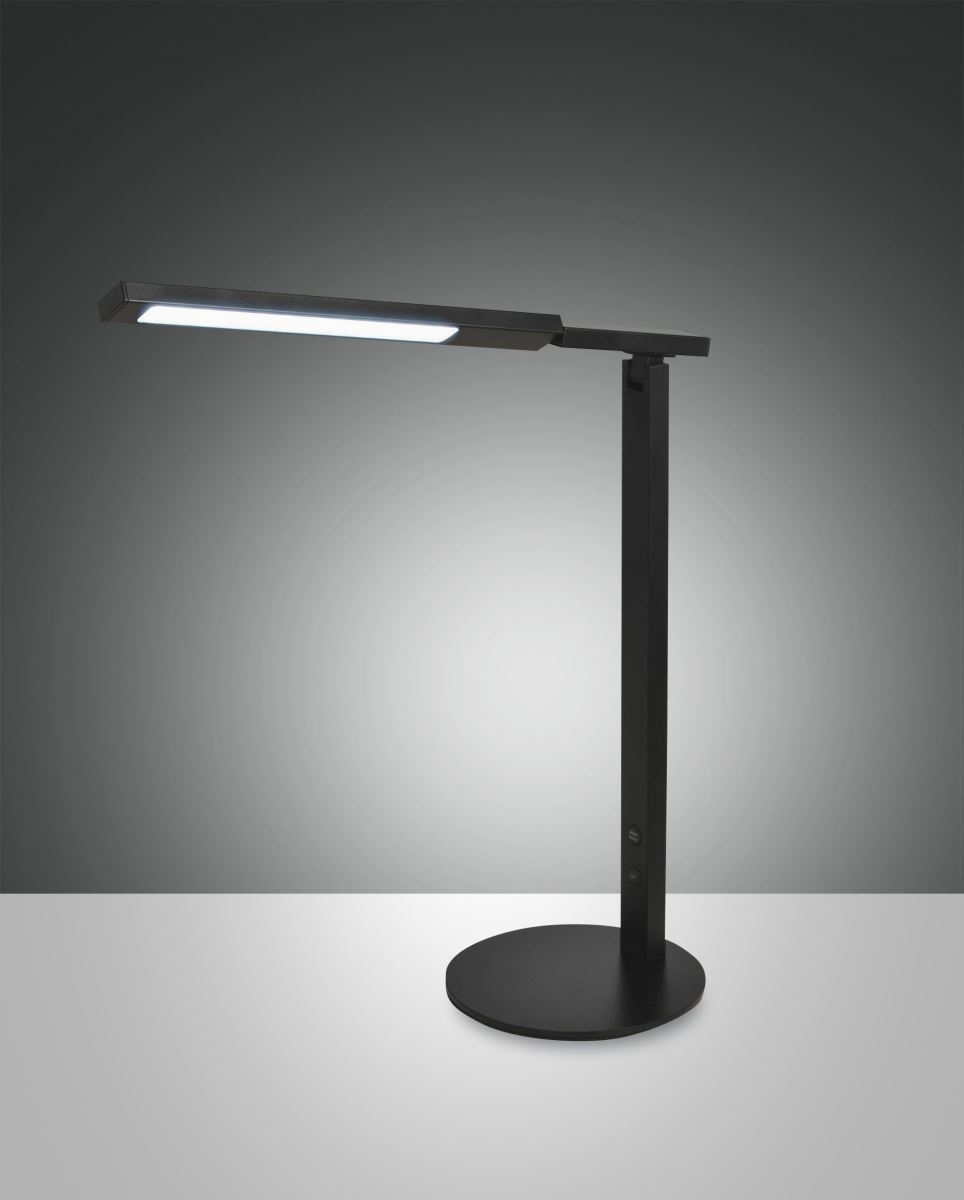 LED Tischleuchte schwarz Fabas Luce Ideal 770lm von Fabas Luce