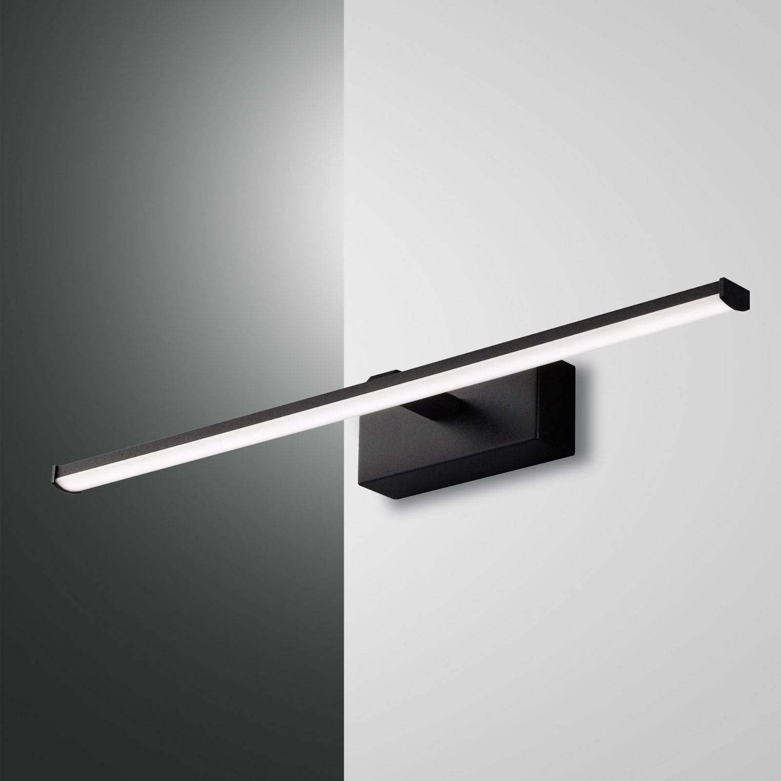LED-Wandleuchte Nala, schwarz, Breite 50 cm von Fabas Luce