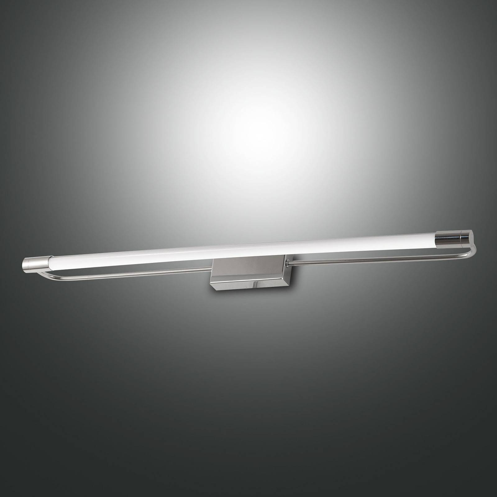 LED-Wandleuchte Rapallo, chrom, IP 44, 60 cm von Fabas Luce