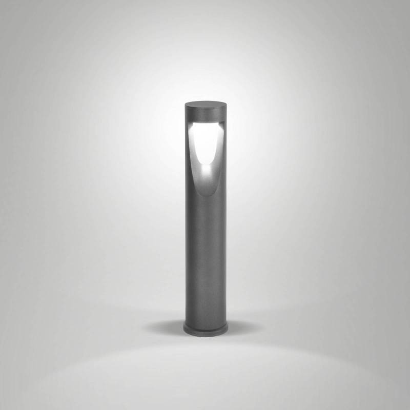 LED-Wegeleuchte Teo, 60 cm hoch, schwarz, Metall, IP65 von Fabas Luce