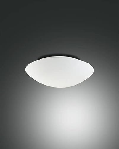 Wandleuchte Pandora Farbe: Weiß, Größe: 25 cm Ø, Leuchtmittel: 1 x E27 60W von Fabas Luce