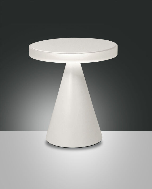 dimmbare Design-LED Tischleuchte Neutra weiß big dimmbare Design-LED Tischleuchte Neutra weiß big von Fabas Luce