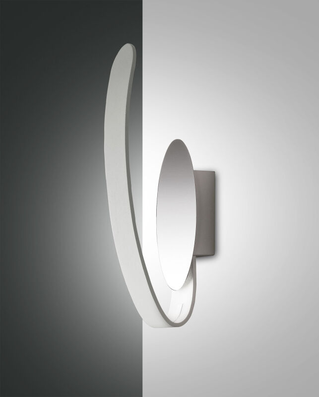 elegante LED Badwandleuchte Levanto weiß von Fabas Luce