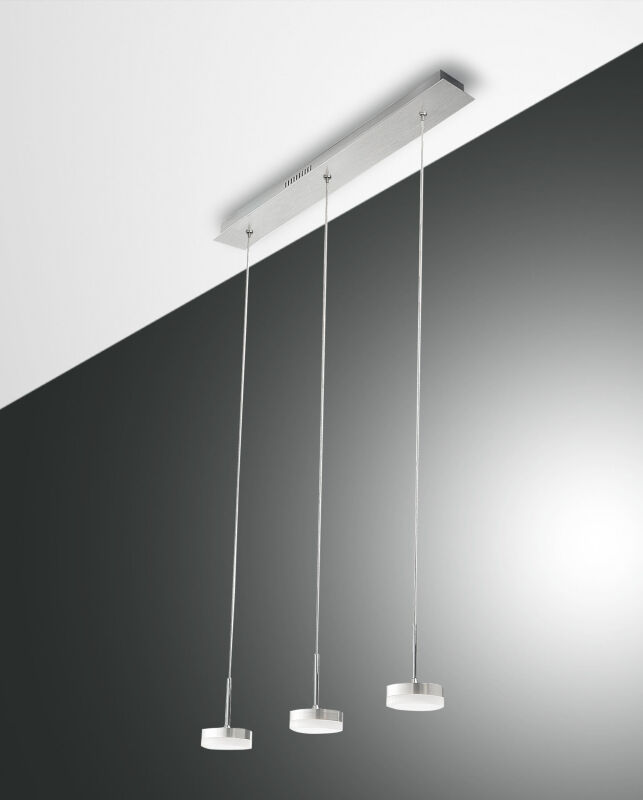 moderne 3fach LED Pendelleuchte Dunk von Fabas Luce