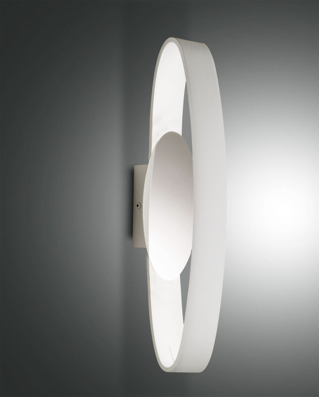 stylische LED Badwandleuchte Gaby xl weiß von Fabas Luce