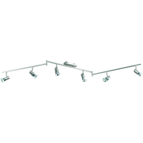 Fabas Deckenleuchte/L 150 cm/nickel satiniert-chrom 2554-86-178 von Fabas Luce