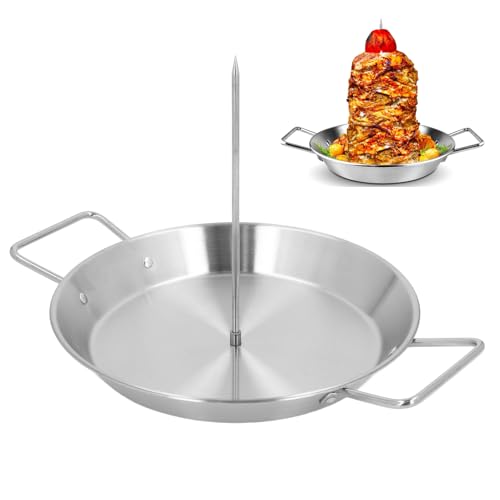Al Pastor-Spieß für den Grill, Vertikaler Spieß aus Edelstahl, Brasilianischer Spießständer mit 3 Spitzen, Grillzubehör, Ideal für Tacos Al Pastor, Shawarma, Kebabs Im Smoker, Ofen Al Pastor-Spieß für den Grill, Vertikaler Spieß aus Edelstahl, Brasilianischer Spießständer mit 3 Spitzen, Grillzubehör, Ideal für Tacos Al Pastor, Shawarma, Kebabs Im Smoker, Ofen von Fabater