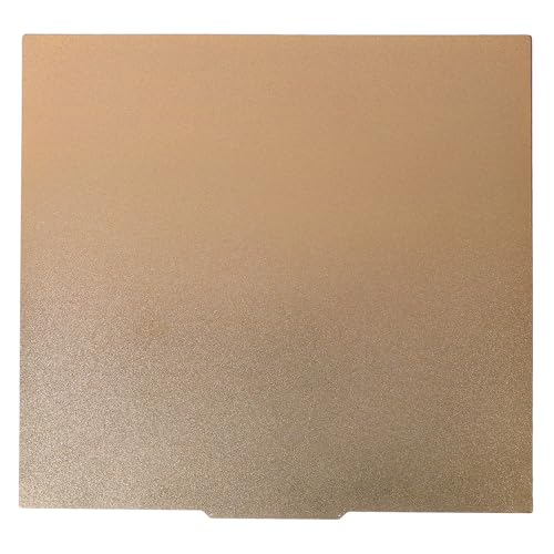 Doppelseitig Strukturiertes PEI-Blatt, 500 X 500 Mm Glattes PEI-Federstahlblech, 3D-Druckerbett-Druckaufbauplatte, Abnehmbare Oberflächenplattform mit Magnetischem Bett von Fabater