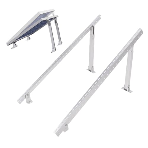 Fabater 2 Sätze 41in Einstellbare Solarpanel Tilt Mount -Halterungen mit L -Bein, Aluminiumlegierung Solarpanel Montagestütze für RV -Yacht -Bootsdach, Solarpanelständer für Dach von Fabater
