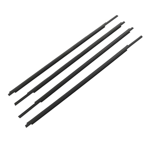Fabater 4pcs Car Weatherstrip Formstrahlverschlussstreifen für 2008-2022, Vordere Fenster Vorderer Rückfahrzeuge, Rauschreduzierung von Fabater