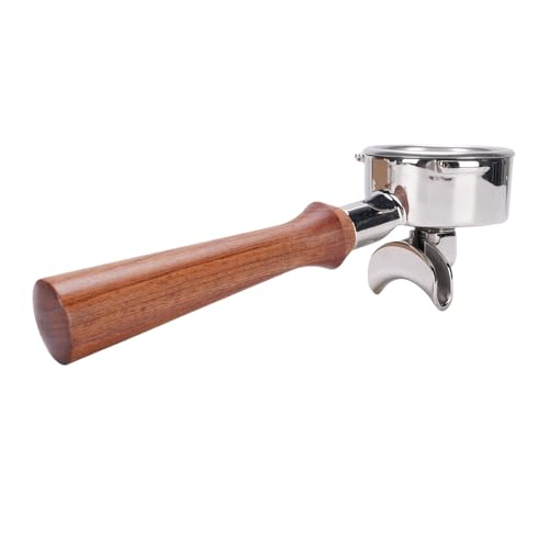 Fabater 58 Mm Edelstahl -Kaffeemaschine Portafilter mit Holzgriff für Ideale Extraktion und Effizientes Doppelausgabesystem, Geeignet für 58 Mm Universal Coffee Machine, Geeignet Fabater 58 Mm Edelstahl -Kaffeemaschine Portafilter mit Holzgriff für Ideale Extraktion und Effizientes Doppelausgabesystem, Geeignet für 58 Mm Universal Coffee Machine, Geeignet von Fabater