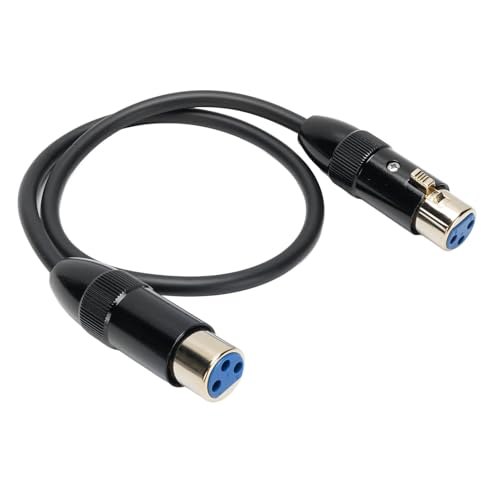 Fabater Abgeschirmtes XLR -Kabel mit Weiblichen Bis Weiblichen Kabel für Mikrofonmischerlautsprecher, Self -Locking XLR für Professionelle Aufnahmegeräte, Goldplattiertes für Stabile Verbindungen Fabater Abgeschirmtes XLR -Kabel mit Weiblichen Bis Weiblichen Kabel für Mikrofonmischerlautsprecher, Self -Locking XLR für Professionelle Aufnahmegeräte, Goldplattiertes für Stabile Verbindungen von Fabater