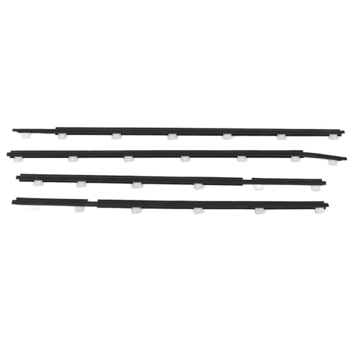 Fabater Auto Seal Weatherstrip Starke Gummivertretung für FJ80 FZJ80 1990-1998, 4PCS für eine Effektive Fenster- und Türversiegelung von Fabater