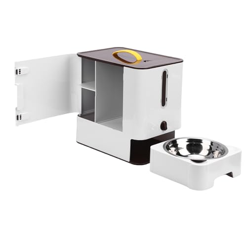 Fabater Automatisch Große Kapazität Haustiernahrung Spender Zeitgesteuerter Autofuttermittel für Haus Im Freien - Effizienter Cat Dog Smart Feeder für Vielbeschäftigte Haustierbesitzer (Dunkelbraun) Fabater Automatisch Große Kapazität Haustiernahrung Spender Zeitgesteuerter Autofuttermittel für Haus Im Freien - Effizienter Cat Dog Smart Feeder für Vielbeschäftigte Haustierbesitzer (Dunkelbraun) von Fabater