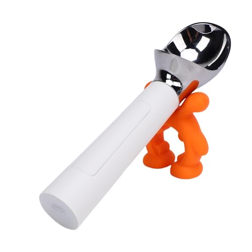 Fabater Beheizte Eisschaufel, Elektrische Erwärmung Eiscreme -Schaufel mit LED -Display, Erwärmt Sich auf 158 ° F (70 ℃) Für Hartes Eis, IP67 Wasserdicht (WHITE) von Fabater