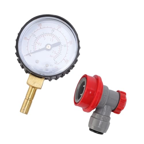Fabater Bier Fass Finder Wähldrucktester 0-40psi Praktisches Werkzeug für Homebrewing Kegging-Geräte für Bierventilatoren Fabater Bier Fass Finder Wähldrucktester 0-40psi Praktisches Werkzeug für Homebrewing Kegging-Geräte für Bierventilatoren von Fabater