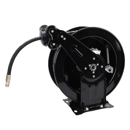 Fabater Druckreinigerschlauchtrolle, 4000 Psi Power Wascher Schlauchrolle, 3/8 Zoll X 32,81 Fuß Einziehbares Auto -Rücklauf -Schwerpfleger -Professional Power Wash Schlauchrolle mit 4,9 von Fabater
