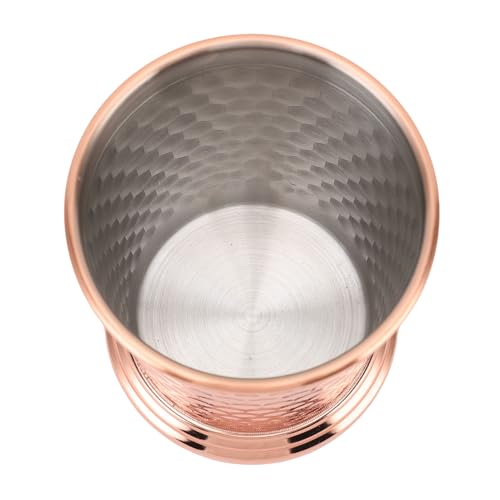 Fabater Edelstahl Erholt Tasse Elegante Cocktailglas 400 Ml Kapazität Bierwasser Bar Party (Kupfer plattiert) von Fabater