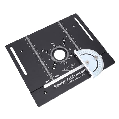 Fabater Einlegeplatte für Frästische, multifunktionaler Trimm- und Graviertisch, Einlegeplatte aus Aluminiumlegierung für Tisch-Holzbearbeitungsbänke, Fräser-Klappplatte Fabater Einlegeplatte für Frästische, multifunktionaler Trimm- und Graviertisch, Einlegeplatte aus Aluminiumlegierung für Tisch-Holzbearbeitungsbänke, Fräser-Klappplatte von Fabater