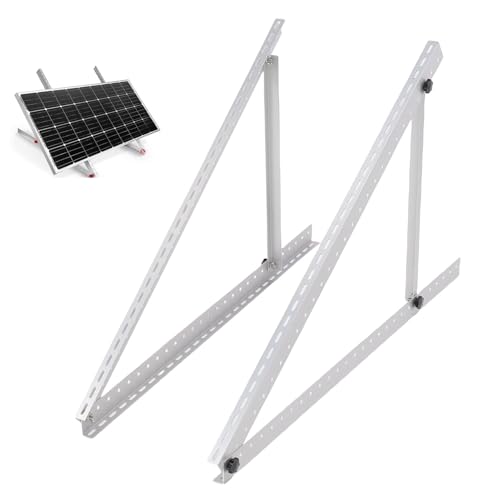 Fabater Einstellbare Solar Panel Neigung Halterungen, 41-Zoll-Solarpane-Halterung mit Faltbaren Neigung Beinen für Wohnmobile, Yachten, Schiffe, Dächer, Wände, Solar Panel Ständer für von Fabater