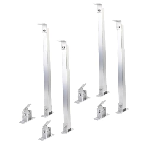Fabater Einstellbare Solarpanel Tilt Mount Brackets, 2 Sätze Einstellbare Solarpanel Montage -Halterung für RVS -Yachten Dächer mit Faltbaren Neigungsbeinen, Solarpanelständer von Fabater