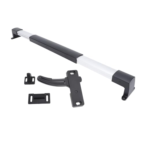 Fabater Flexible Schwarzes Griff -Kit für die Wohnmobiltür für Campingfahrzeuge und Blockiert in Resistenter Metall für Motor Trailer (Kit für das linke Griff) von Fabater