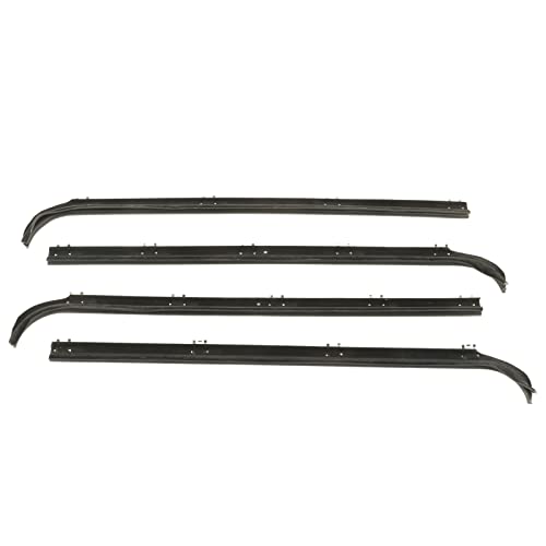Fabater Frontfenster Wetterstreifen Flexible Siegel für Bronco 1987-1996, 4PCS Schwarze Geräuschreduktion für Autoliebhaber von Fabater