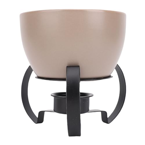 Fabater Keramikkäse Pot European Style Fondue Set für Soziale Versammlungen 6 Accessoires Enthalten (GREY) von Fabater