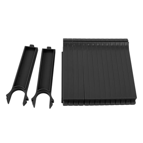 Fabater Layered Tably Halter Stackers Raumsparende Wiederverwendbare Tabletts -Stapelhalter für Küche, Stabil und Sicher für Mehrzweckgebrauch, Kunststoffmaterial für die Backfeier (lang) von Fabater