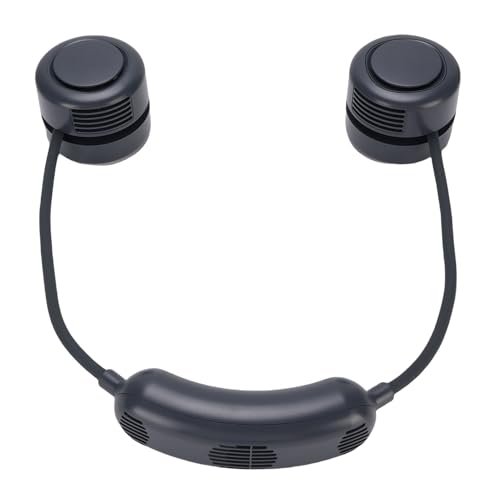 Fabater Lüfter für Tragbare Lüfter für mit Wiederaufladbarem Halbleiterkühlung für das Outdoor House, 3 Stille Tragbare Geschwindigkeiten für das Guide Office -Fitnessstudio (BLACK) von Fabater