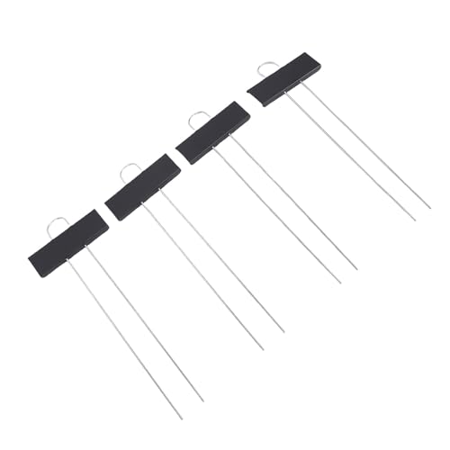 Fabater Metallpflanzen Etiketten von 30 Stücken Gartenmarker Atmosphäre für Gewächshäuser von Blumen in Blumen [vielseitiger Gebrauch] (BLACK) von Fabater