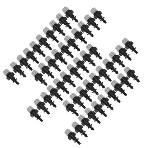 Fabater Misting -Sprühdüsen -Zerstäuber für Garten Tropfbewässerungssystem Einfacher Installieren von 50 PCS Set, Geeignet für 4 Mm/7 Mm Röhrchen Geeignet von Fabater