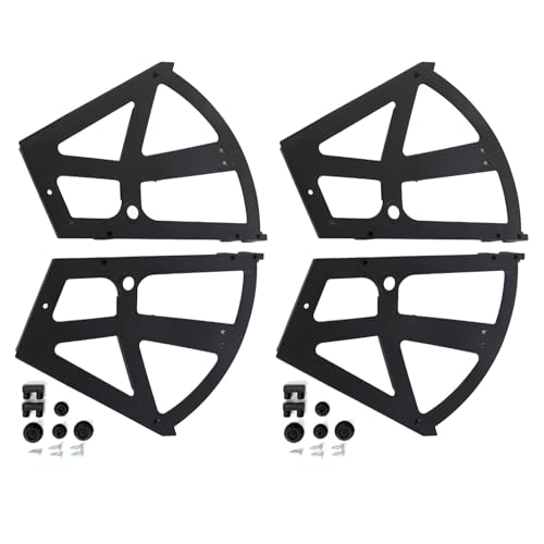 Fabater Möbelarmaturen Schuhschrank Scharnierregale Weasistant Gymnasium Rack Accessoire für Low -Shoe -Kabinettsbesitzer 4pcs/Set von Fabater