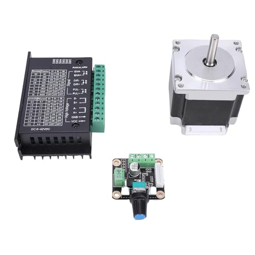 Fabater Nema23 Stepper Motor Triver Kit Geschlossene Schleife Genauigkeit Robustes Aktuelles Management für Graveur CNC Drehmaschine, Geeignet für X Y Z -Tische Pick and Place Devices 1 Set Fabater Nema23 Stepper Motor Triver Kit Geschlossene Schleife Genauigkeit Robustes Aktuelles Management für Graveur CNC Drehmaschine, Geeignet für X Y Z -Tische Pick and Place Devices 1 Set von Fabater